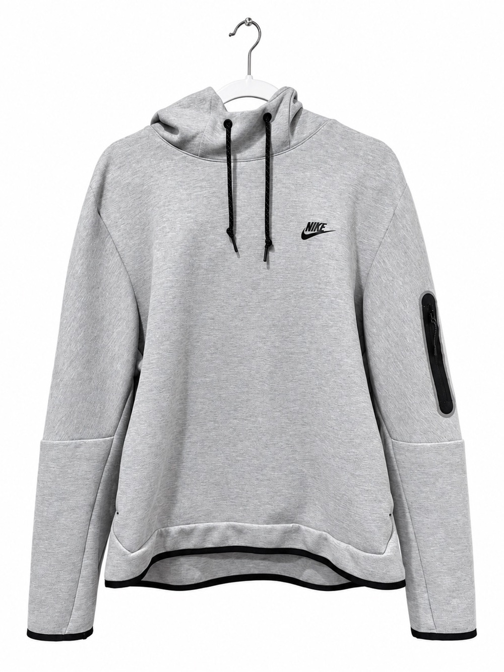 Nike Tech Fleece Pullover Hoodie Men’s XL Gray Black